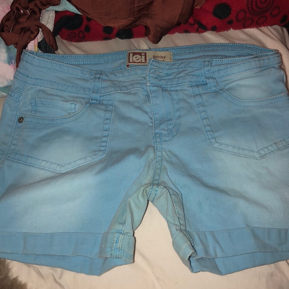Blue shorts